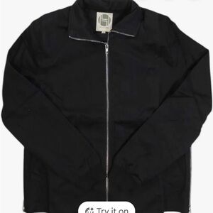 Hoodlamb Women’s Side Zip Hemp Jacket 420 Black XL NWT and dust bag